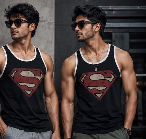 Superman Ribbed Vest