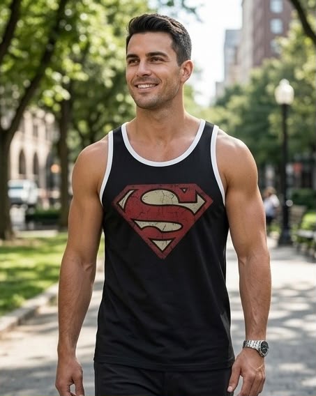 Superman Ribbed Vest | Elvaris World